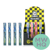 Dragon Platinum Glass One Hitter Chillum Hand Pipe - 105MM - Assorted Colors - Display of 24 [DP-20] (MSRP $5.00 Each)