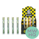 Dragon Platinum Glass One Hitter Chillum Hand Pipe - 105MM - Assorted Colors - Display of 24 [DP-22] (MSRP $5.00 Each)
