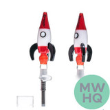 Dragon Platinum Nectar Collector With 14MM Male Titanium Tip - 145MM - Assorted Colors [PNC-001] (MSRP $30.00)