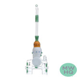 Dragon Glass Locomotive Theme Water Pipe With Inline Perc - 880 Grams - 8 Inches - Assorted Colors [DGB-069] (MSRP $60.00)