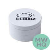 Cloudz Smoke Grinderz Grinder - 75mm - 4 Parts - Assorted Colors - Display of 6 (MSRP $14.99 Each)