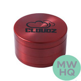 Cloudz Smoke Grinderz Grinder - 75mm - 4 Parts - Assorted Colors - Display of 6 (MSRP $14.99 Each)
