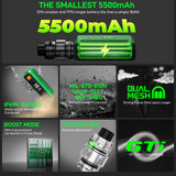 Vaporesso Armour Ultra 100W Built-In 5500mAh Starter Kit With 6ML iTank T