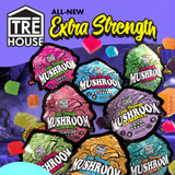 TRE House Extra Strength Magic Mushroom Gummies - 10ct Pouch - Display of 10 Pouches