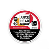 Juice Head ZTN Pouches Synthetic Zero Tobacco Nicotine Pouches - 20 Pouches Per Can - Pack of 5 Cans - Mango Strawberry Mint 6mg