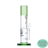 Dragon Glass Straight Tube Bong Water Pipe With Inline Perc & Thick Base - 588 Grams - 11 Inches - Assorted Colors [DGD-157] (MSRP $32.00)
