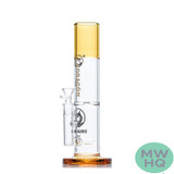 Dragon Glass Straight Tube Bong Water Pipe With Inline Perc & Thick Base - 588 Grams - 11 Inches - Assorted Colors [DGD-157] (MSRP $32.00)