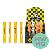 Dragon Platinum Glass One Hitter Chillum Hand Pipe - 105MM - Assorted Colors - Display of 24 [DP-23] (MSRP $5.00 Each)