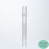 Dragon Platinum Glass One Hitter Chillum Hand Pipe - Display of 24 [DP-14] (MSRP $2.00 Each)