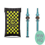 Dragon Platinum Nectar Collector With 14MM Male Titanium Tip - 200MM - Assorted Colors [PNC-010] (MSRP $10.00)