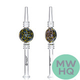 Dragon Platinum Nectar Collector With 14MM Male Titanium Tip - 200MM - Assorted Colors [PNC-011] (MSRP $12.00)