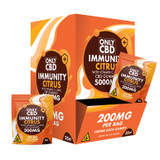 ONLY CBD Gummies 200MG - 2ct Pack - Display of 25 Packs (MSRP $5.99 Each)