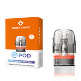 GeekVape Q Side Fill 2ML Refillable Replacement Cartridge Pod - Pack of 3 - 0.6 ohm Mesh