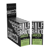 Half Bak'd Sauce'd Collection Live Sauce + THC-P + THC-B + HHC + Delta-8 THC Cartridge Vape 2G - Display of 5 - Kiwi Jam (Indica)