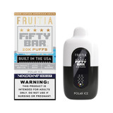 Fruitia x Fifty Bar 18ML 20K Puffs Nixodine Disposable Device With Always Active Boost & Adjustable Airflow - Display of 5 - Polar Ice