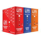 Diamond LIT! Daily Driver THC Diamond Disposable Vape 3G - Display of 5