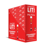 Diamond LIT! Daily Driver THC Diamond Disposable Vape 3G - Display of 5 - Strawberry Cough (Sativa)
