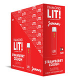 Diamond LIT! Jammer THC Diamond Disposable Vape 1G - Display of 5 - Strawberry Cough (Sativa)