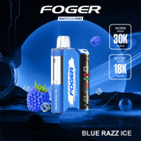 Foger Switch Pro Kit 30K Puffs 19ML Nixodine Disposable Device & Power Bank - Display of 5 - Blue Razz Ice