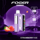 Foger Switch Pro Kit 30K Puffs 19ML Nixodine Disposable Device & Power Bank - Display of 5 - Strawberry Ice