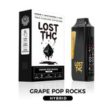 LOST THC Diamond + Liquid Diamonds + THCP + THCA Flawless VVS Blend Disposable Device 3G - Display of 5 - Grape Pop Rocks (Hybrid)