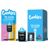 Cookies All-In-One Blend D8 + CBD + THC-B + THC-P Dual Chamber Disposable Vape 2G - Display of 5