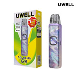 Uwell CALIBURN G5 1600mAh Pod System Starter Kit With 3 x 3ML Refillable CALIBURN GPP Cartridge Pod - Aurora Feathers