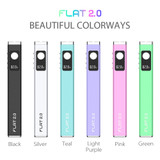 Yocan FLAT 2.0 Dab Pen 510 Thread Battery - Display of 12 -  Flat 2.0 (Mixed Color)