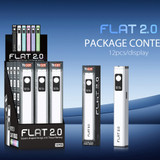 Yocan FLAT 2.0 Dab Pen 510 Thread Battery - Display of 12 -  Flat 2.0 (Mixed Color)