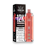 Al Fakher Crown Bar Crystal V2 12K Puffs 18ML Disposable Device With Digital Screen - Display of 5 - Magic Love