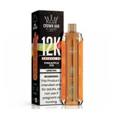 Al Fakher Crown Bar Crystal V2 12K Puffs 18ML Disposable Device With Digital Screen - Display of 5 - Pineapple Ice