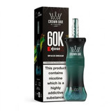 Al Fakher Crown Bar E Hose X / Cloud X 60K Puffs 50ML Disposable Device With Dual Mode - Display of 5 - Space Dream