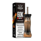 Al Fakher Crown Bar E Hose X / Cloud X 60K Puffs 50ML Disposable Device With Dual Mode - Display of 5 - Cool Mango