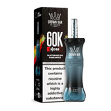 Al Fakher Crown Bar E Hose X / Cloud X 60K Puffs 50ML Disposable Device With Dual Mode - Display of 5 - Watermelon Pineapple
