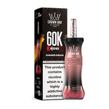 Al Fakher Crown Bar E Hose X / Cloud X 60K Puffs 50ML Disposable Device With Dual Mode - Display of 5 - Summer Dream
