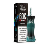 Al Fakher Crown Bar E Hose X / Cloud X 60K Puffs 50ML Disposable Device With Dual Mode - Display of 5 - Gum Mint