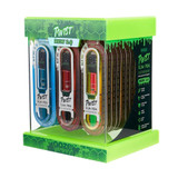 Ooze Twist Slim Pen New 2.0 320mAh Adjustable Voltage Battery - Acrylic Display of 24 - Sapphire Blue, Midnight Sun, Rasta
