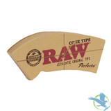 RAW Cone Tips - Natural Slow Burning Cone Tips - Original - 24 Pack - Perfecto