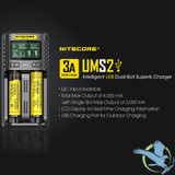 Nitecore UMS2 Dual Slot 3A Smart Charger