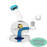 Tsunami Glass Water Pipe Rig Shower Head - 8.5 Inches - 300 Grams