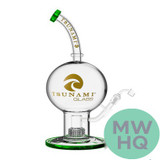 Tsunami Glass Water Pipe Shower Head Globe - 10.5 Inches - 511 Grams
