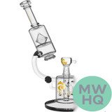 Tsunami Glass Water Pipe Microscope Quad Rocket Domed Perc - 14.5 Inches - 822 Grams