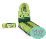 Zig-Zag Organic Hemp Rolling Papers - Display of 24 Booklets