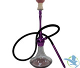 NeverXhale Premium Aluminum Glass Hookah - 23 Inches - Assorted Colors [30485 S] 