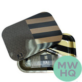 Benji Metal Tray With Magnetic Lid + Pre-Rolled Cones + Rolling Papers Kit