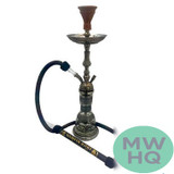 Khalil Maamoon Cup 27 Inch Single Hose Hookah - Assorted Colors [KM 3206]