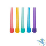 Zebra Super Male Hookah Tips - Assorted Colors - Pack of 50
