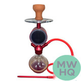 Husic Hookah Little Mike 17 Inch Single Hose Hookah With Built-In Speaker - Assorted Colors