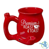 Premium Roast & Toast Ceramic Mug by Fashioncraft - Small - Red