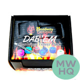 Headway Designs DAB'EM Silicone Travel Containers - Pack of 6 - Display of 12 Packs